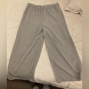 H&M light grey work pants